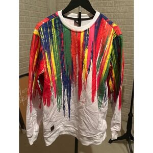 Abstract Art Colorful Graphic Print‎ Crewneck Sweatshirt